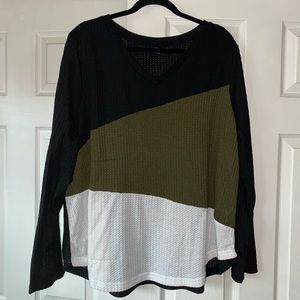 Asymmetrical sweater